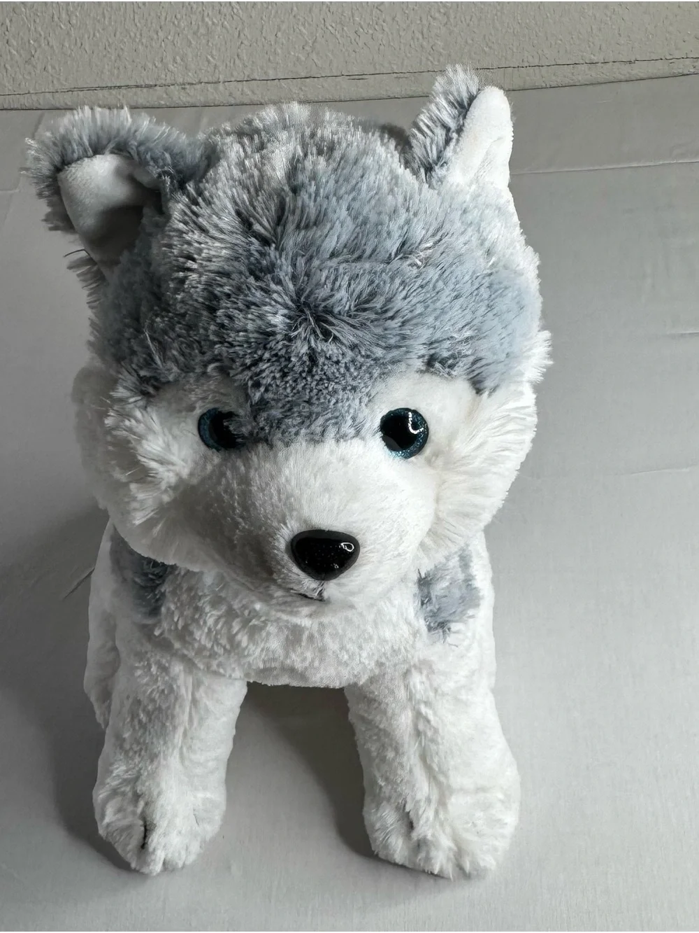 Sky Gray and White Husky Plush Toy